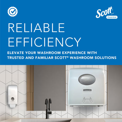 Scott Essential 6636 Paper Towels, Narrow Fold, 2 Ply, White, Soft and Absorbent, Made from Recycled Fibres, 12 Ties x 220 Sheets (2,640 Total)